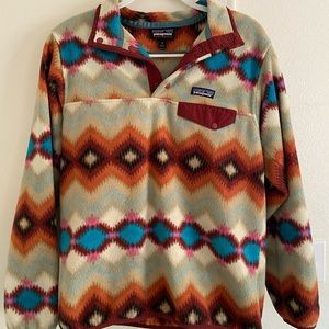 Patagonia Timber Twist Pullover Womens Medium Synchilla